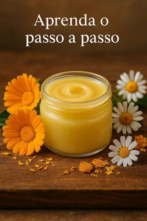 Pomada natural de caléndula